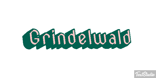 Grindelwald テキスト効果