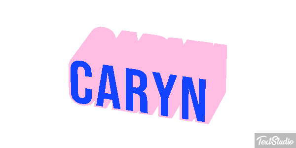 Caryn Текстовый эффект