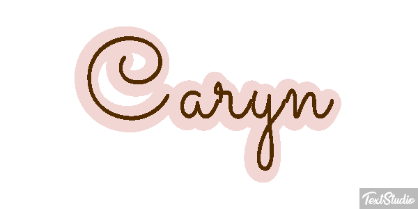 Caryn Текстовый эффект