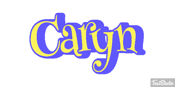 Caryn Текстовый эффект