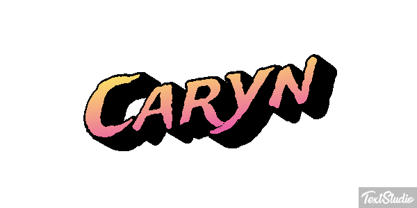 Caryn Текстовый эффект