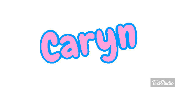 Caryn Текстовый эффект
