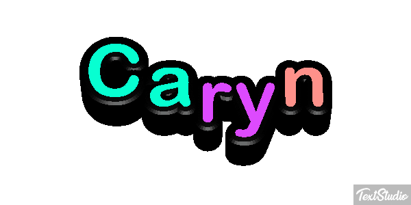 Caryn Текстовый эффект