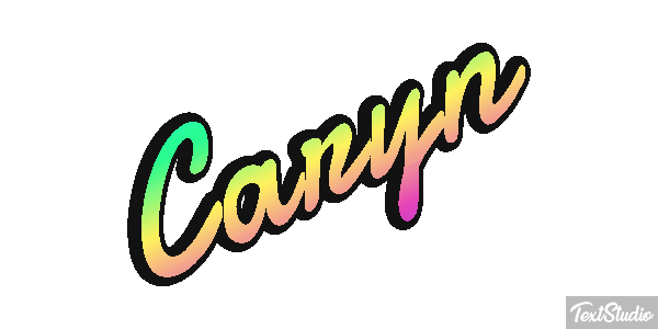 Caryn Текстовый эффект