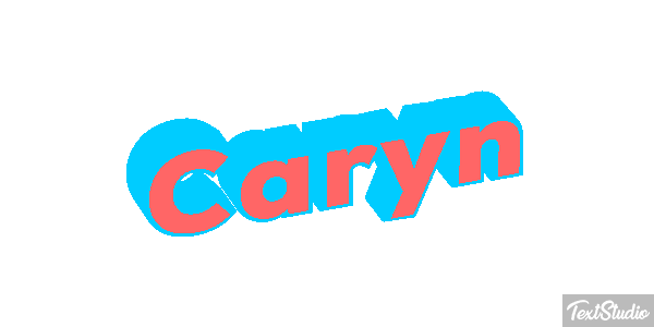 Caryn Текстовый эффект