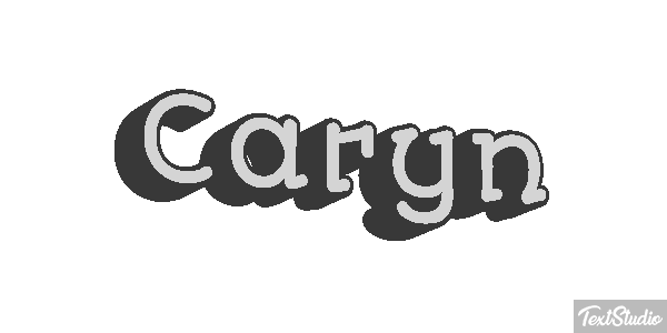 Caryn Текстовый эффект