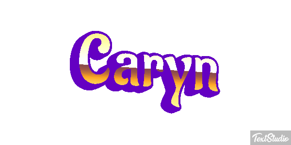 Caryn Текстовый эффект