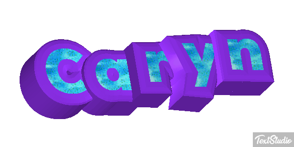 Caryn Текстовый эффект