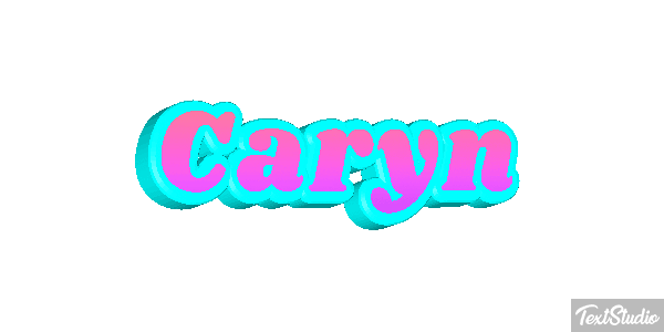 Caryn Текстовый эффект