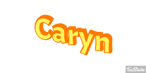 Caryn Текстовый эффект
