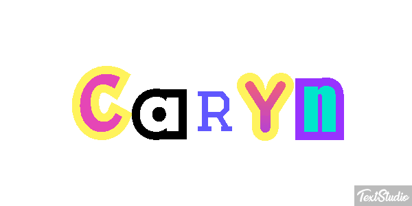 Caryn Текстовый эффект