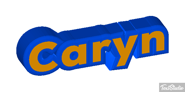 Caryn Текстовый эффект