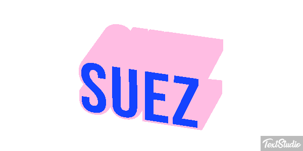 Suez Tekst effect