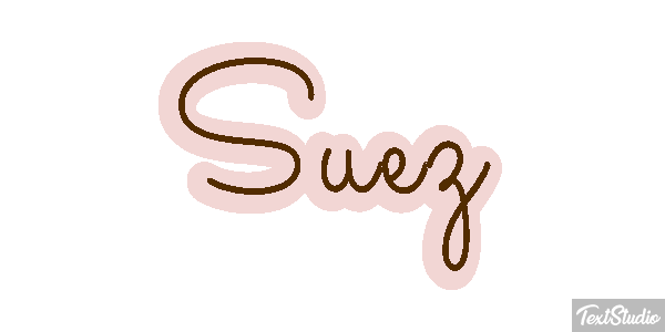 Suez Tekst effect