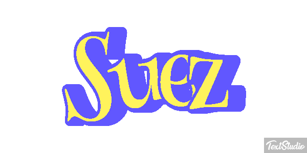 Suez Tekst effect