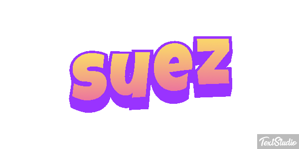 Suez Tekst effect
