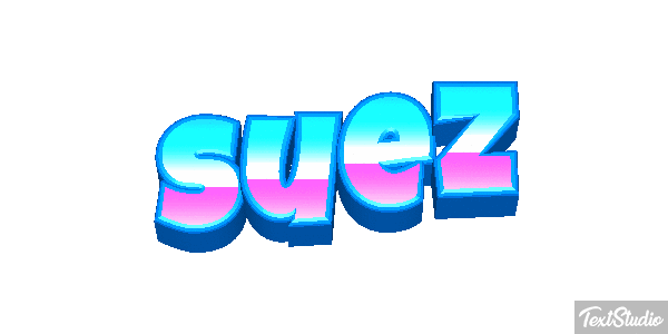 Suez Tekst effect