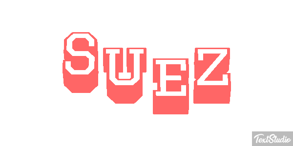 Suez Tekst effect