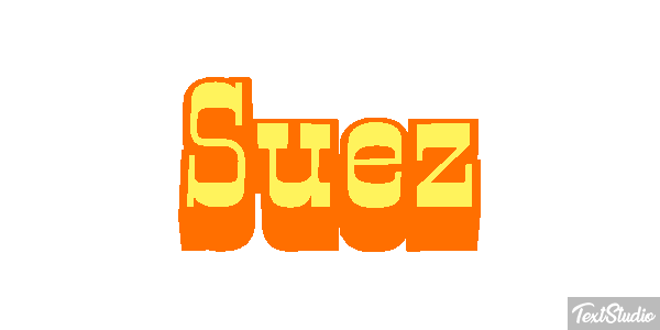 Suez Tekst effect