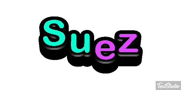 Suez Tekst effect