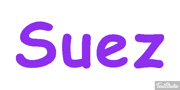 Suez Tekst effect
