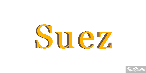 Suez Tekst effect