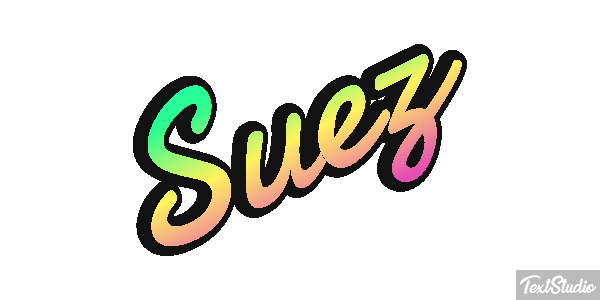 Suez Tekst effect