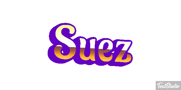 Suez Tekst effect