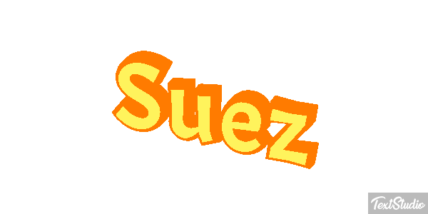 Suez Tekst effect