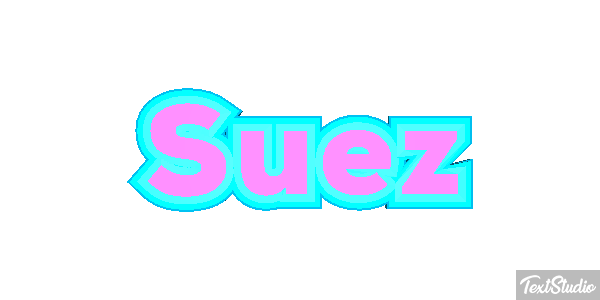 Suez Tekst effect