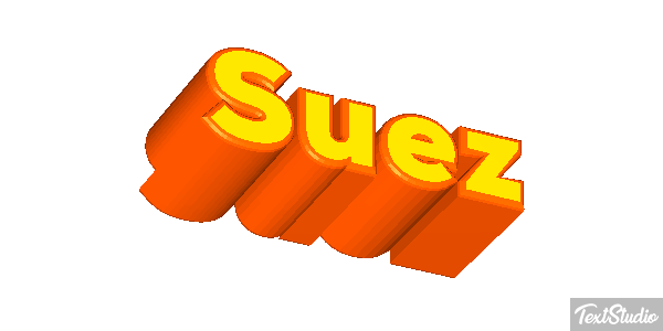 Suez Tekst effect