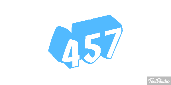 457 Effet de texte