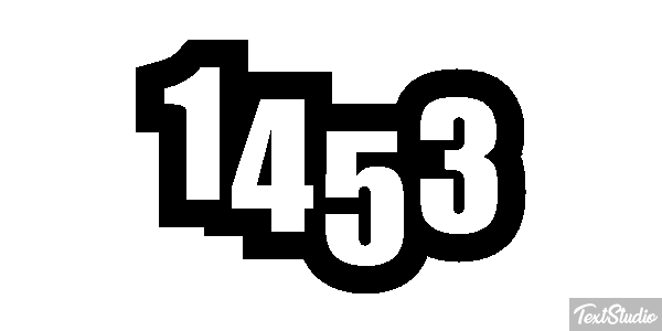 1453 テキスト効果