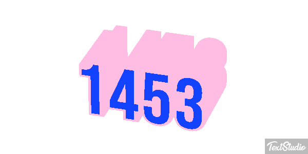 1453 テキスト効果