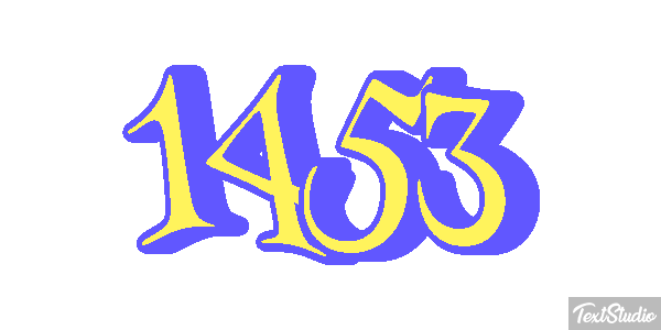 1453 テキスト効果