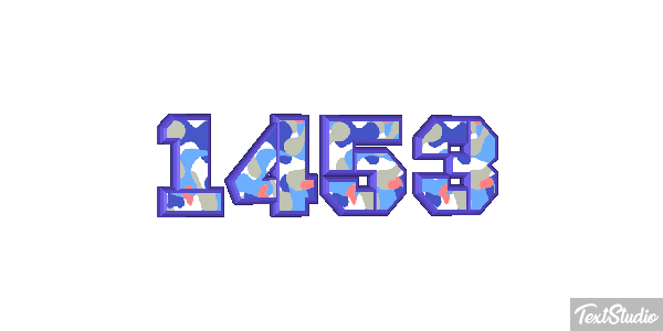 1453 テキスト効果