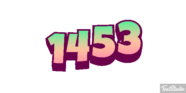 1453 テキスト効果