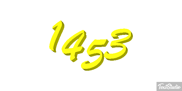 1453 テキスト効果