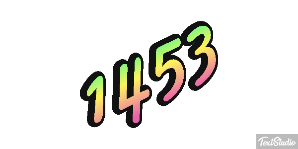 1453 テキスト効果