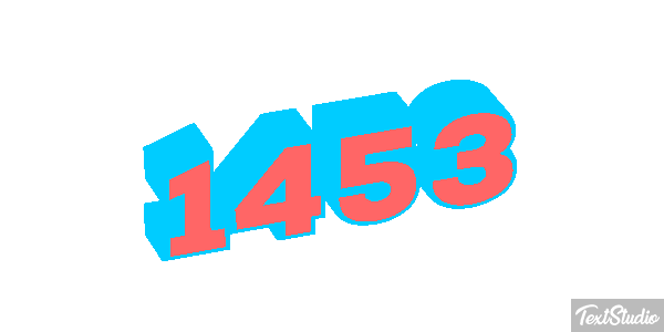 1453 テキスト効果