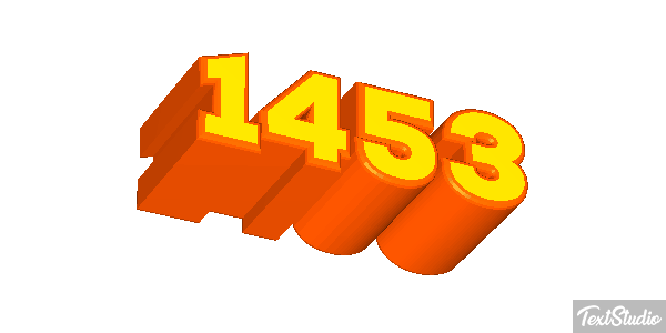 1453 テキスト効果