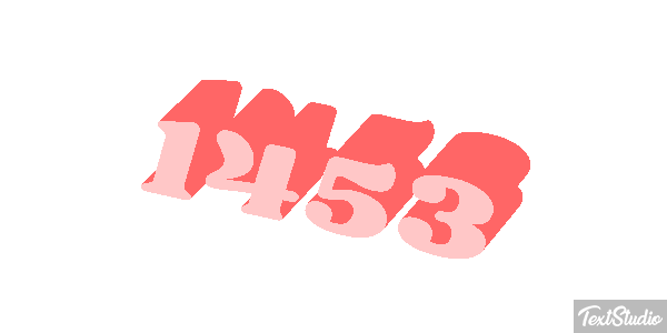 1453 テキスト効果