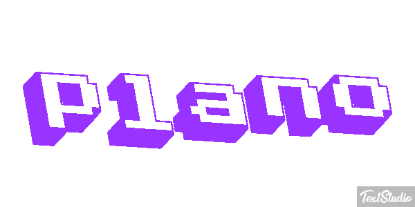 Plano Efeito do texto