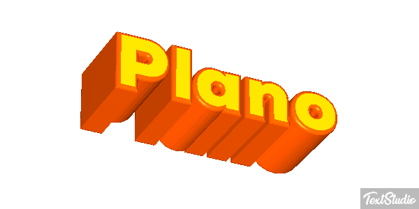 Plano Efeito do texto