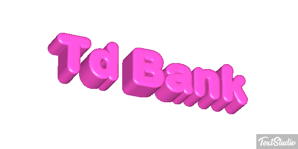 Td Bank Efecto de texto