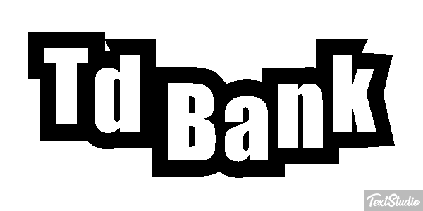Td Bank Efecto de texto