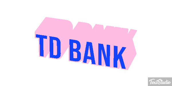 Td Bank Efecto de texto