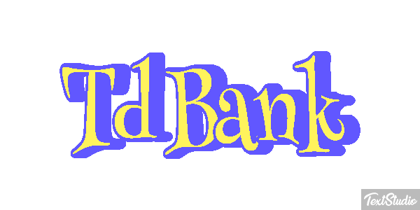 Td Bank Efecto de texto