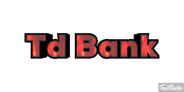 Td Bank Efecto de texto