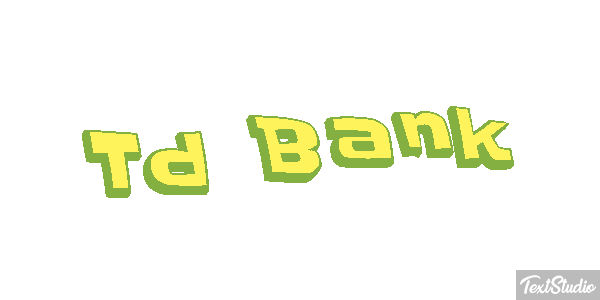 Td Bank Efecto de texto